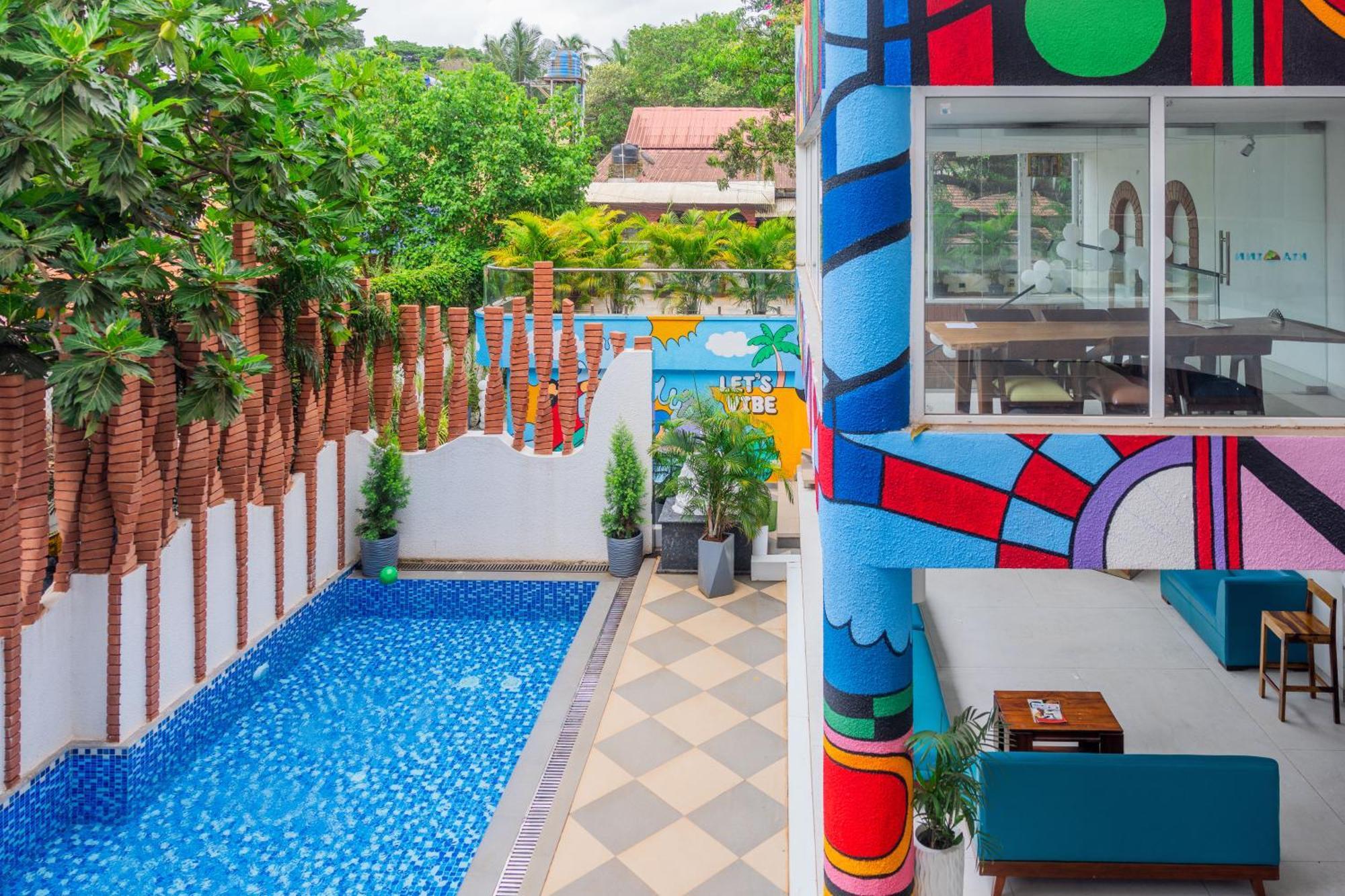 Downtown Hostels - Anjuna Luaran gambar